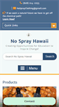 Mobile Screenshot of nosprayhawaii.com